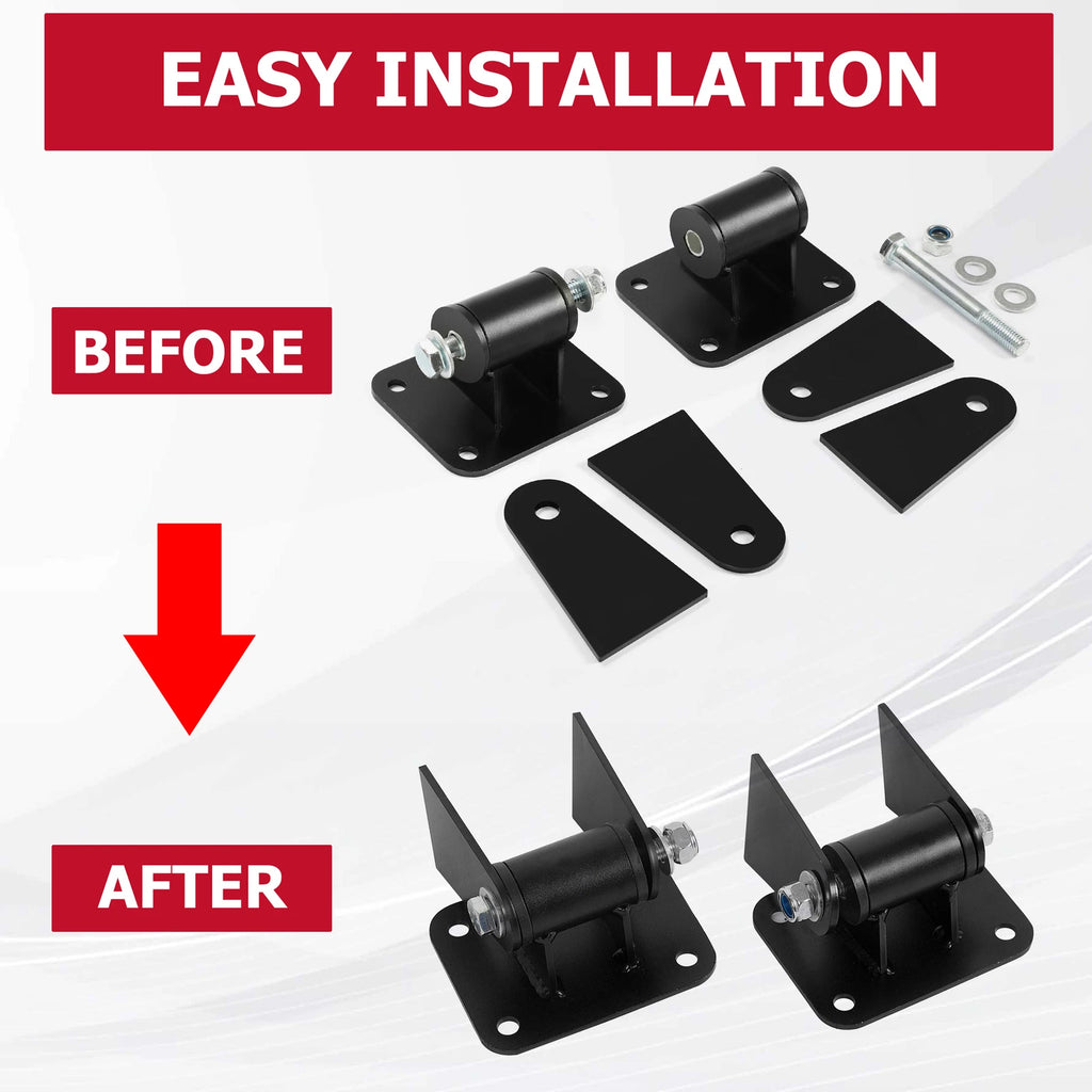 LS Engine Motor Mounts Conversion Swap for LS1 LS2 LS3 LS6 LS7 (Universal)