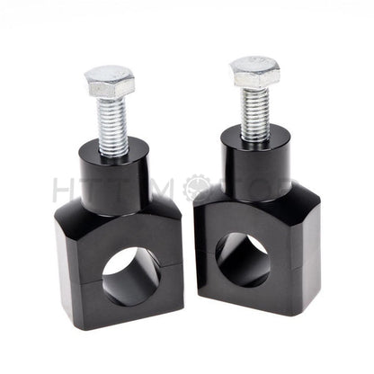 1" Black Handlebar Risers for Harley Davidson Sportster Softail (US)