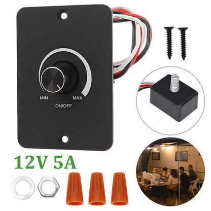 DC12V Dimmer Switch 5A for Caravans and Vehicles