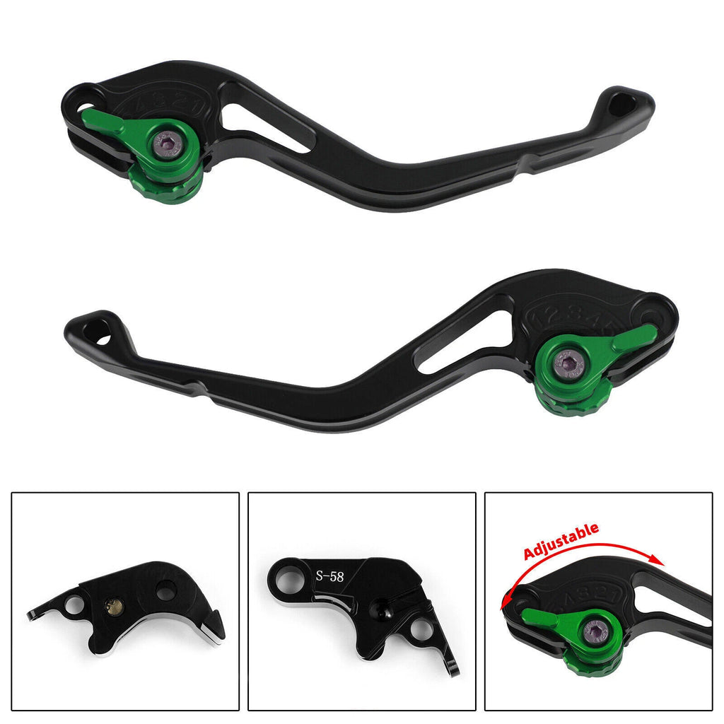 Short Clutch Brake Lever for Suzuki GSXR600 750 (2006–2010) GSX-S1000/F (2015) T9