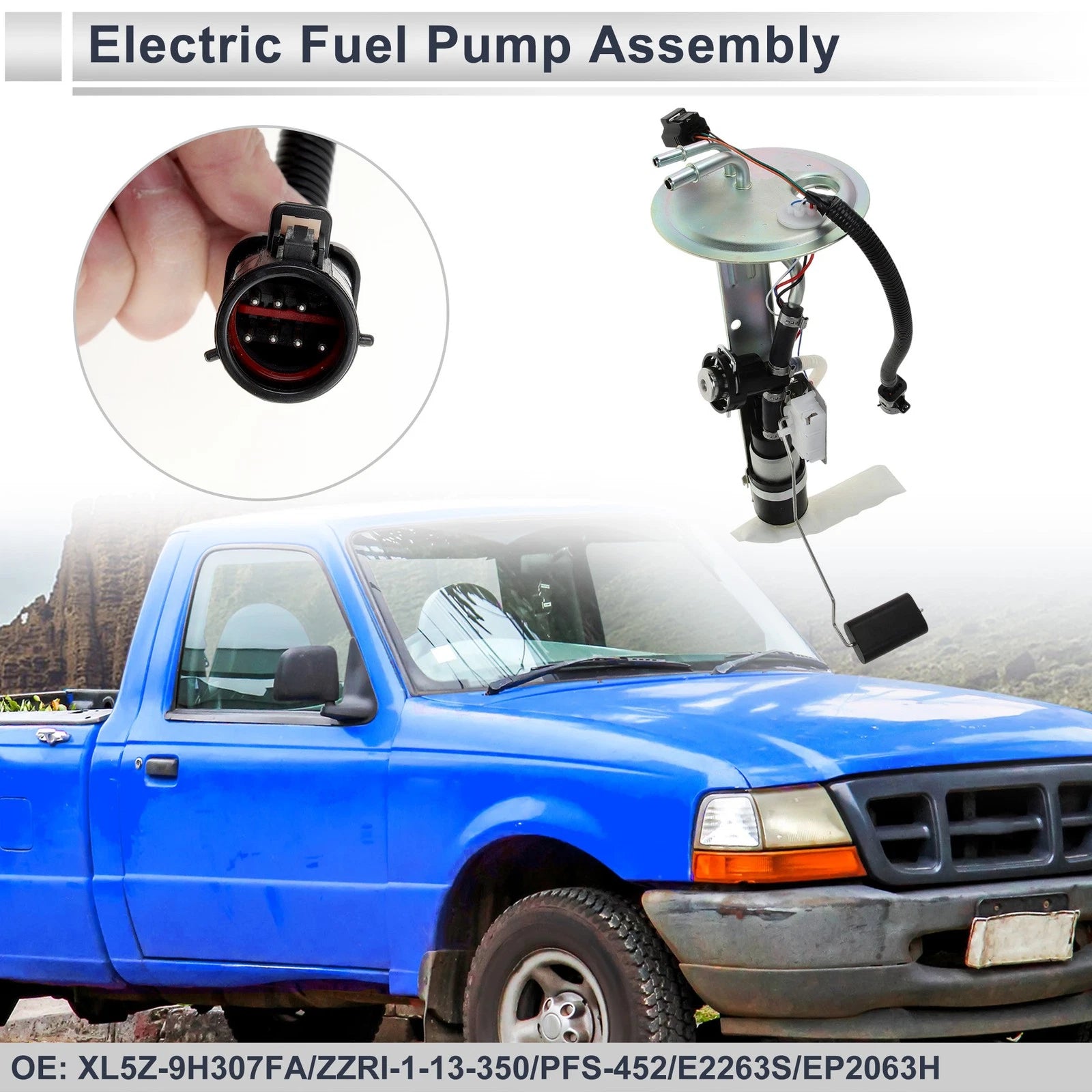 Electric Fuel Pump Assembly Replacement for Mazda B4000 (1998–1999) 2.5L 3.0L