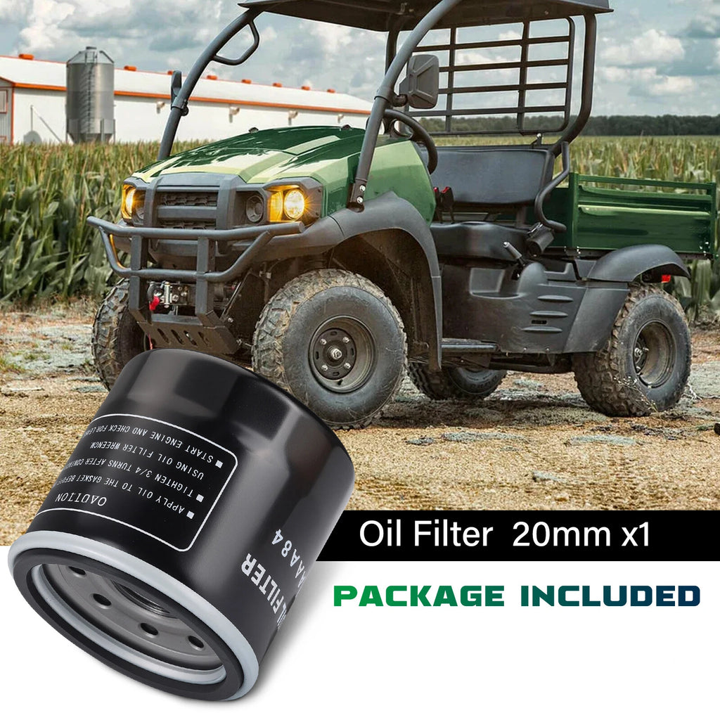 Oil Filter 20mm for Kawasaki KAF300 KAF400 KAF620 KAF622 KAT620 (1991–2024)