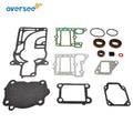 Power Head Gasket Kit for Yamaha 2T 4HP 4AC Outboard (6E0-W0001-A4, 6E0-W0001-03-0)