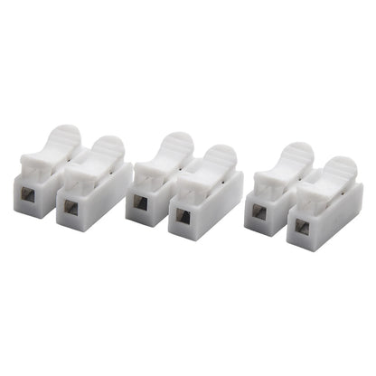 White Wire Terminal Clips for Electric Control Home Appliance Motor