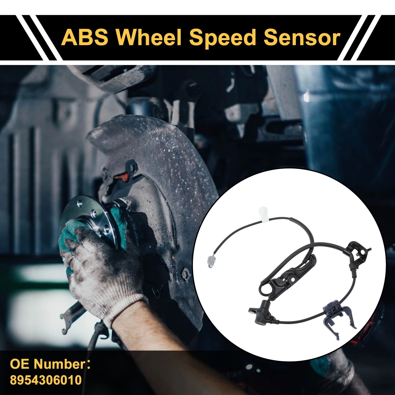ABS Wheel Speed Sensor Front Left Replacement for Toyota Hilux (2005–2015)