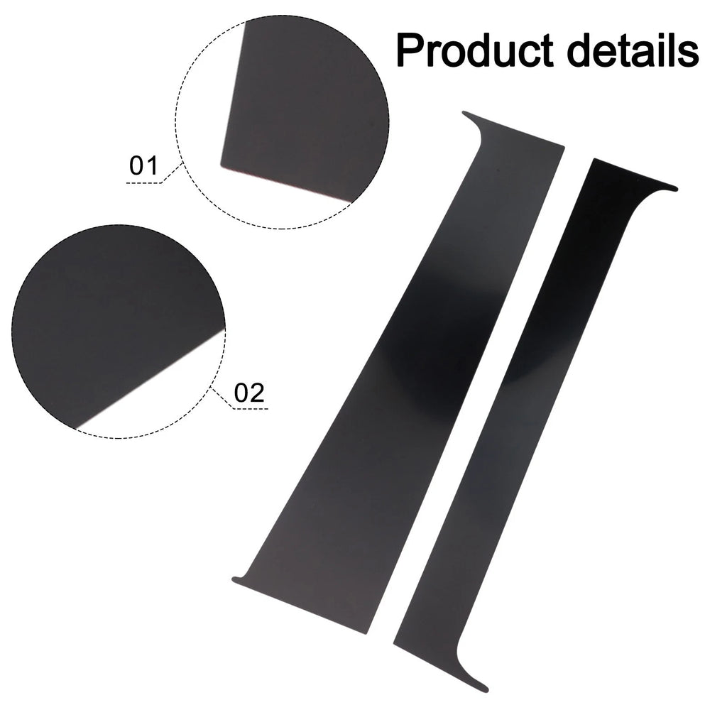 Window Cover for T5 T6 (2008–2021) Glossy Black Pillar Posts