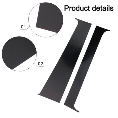 Window Cover for T5 T6 (2008–2021) Glossy Black Pillar Posts