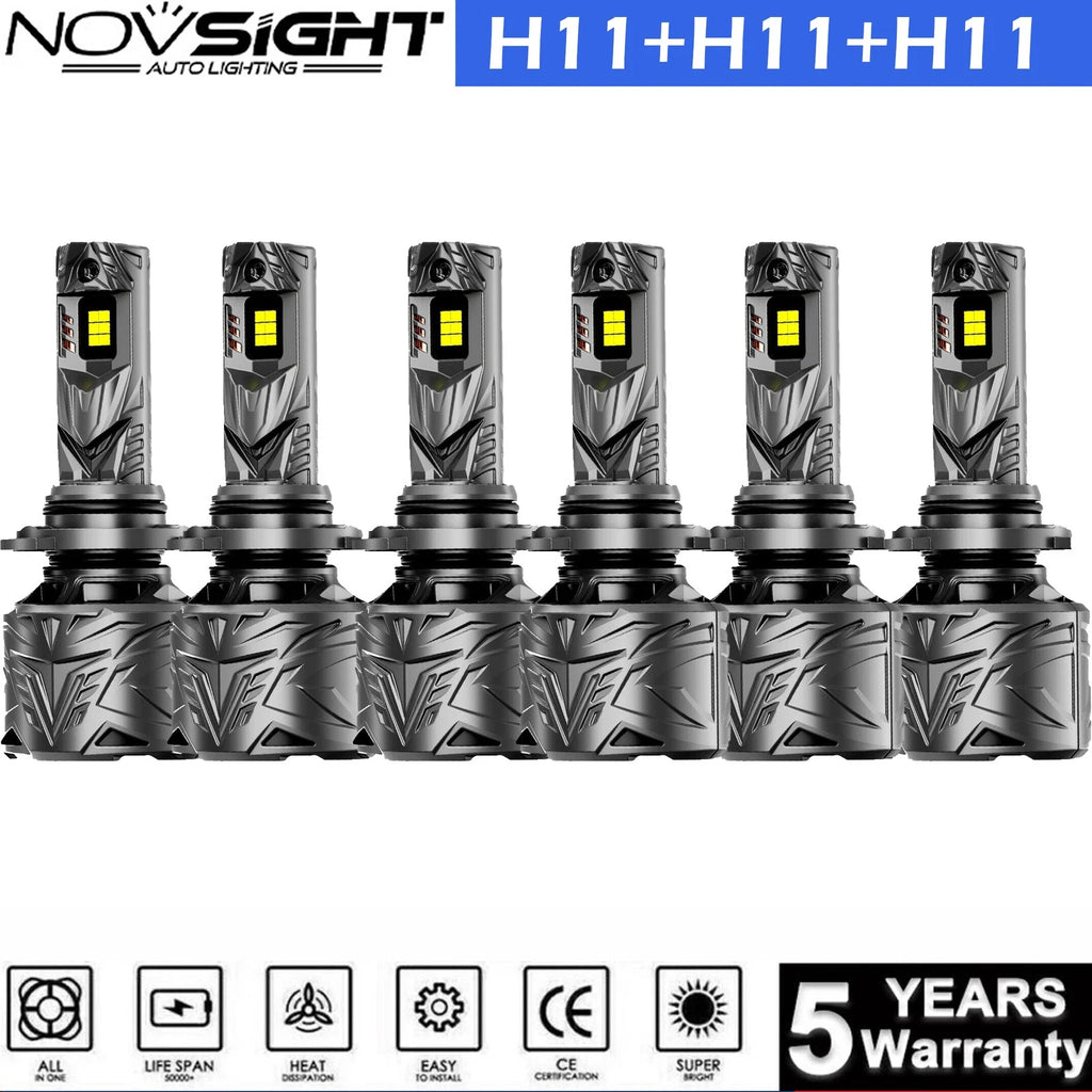 H11 LED Headlight Kit Bulbs for Chevrolet Impala Limited (2014–2016)