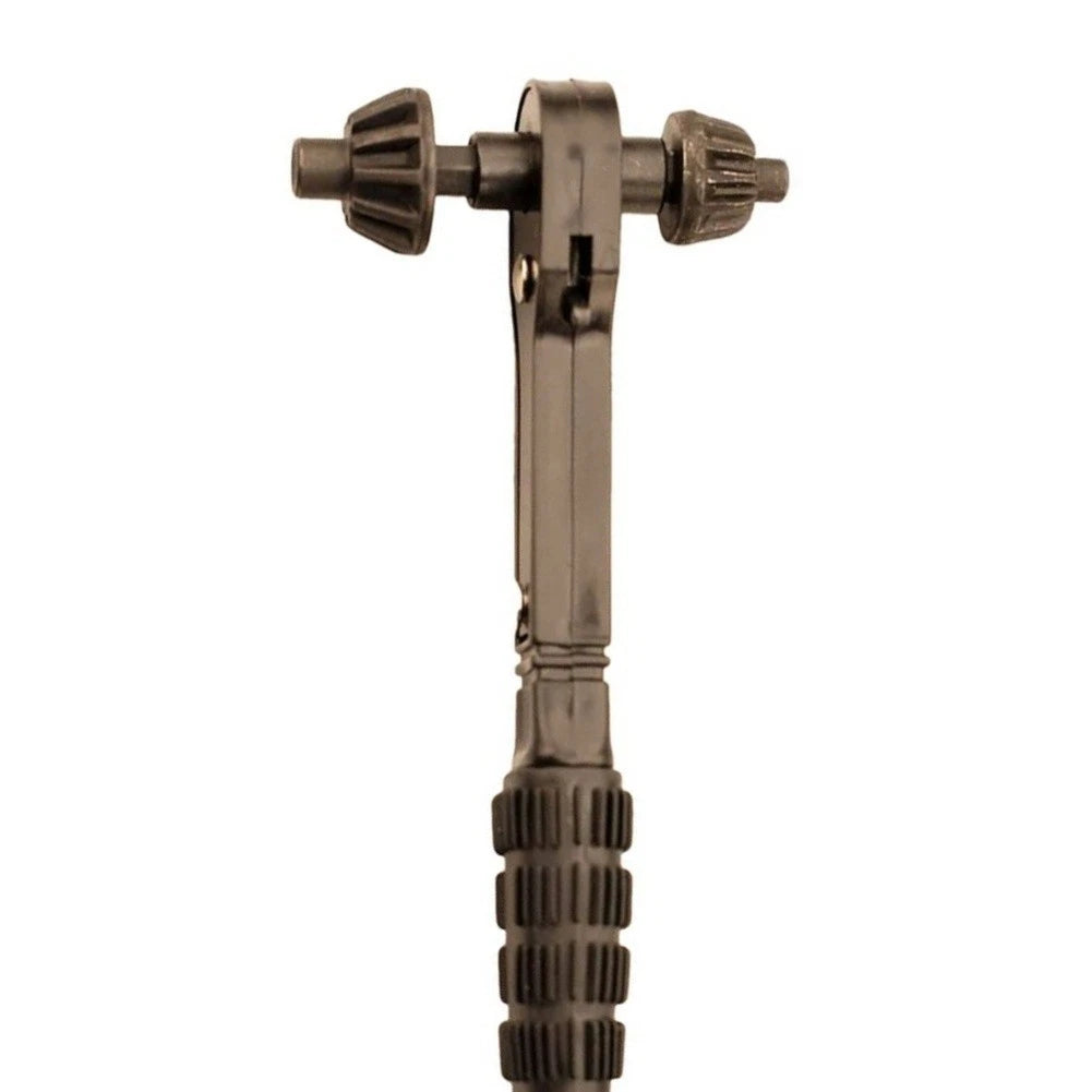 2X Black Drill Chuck Key Wrench for Handling (Dual Sided Functionality)