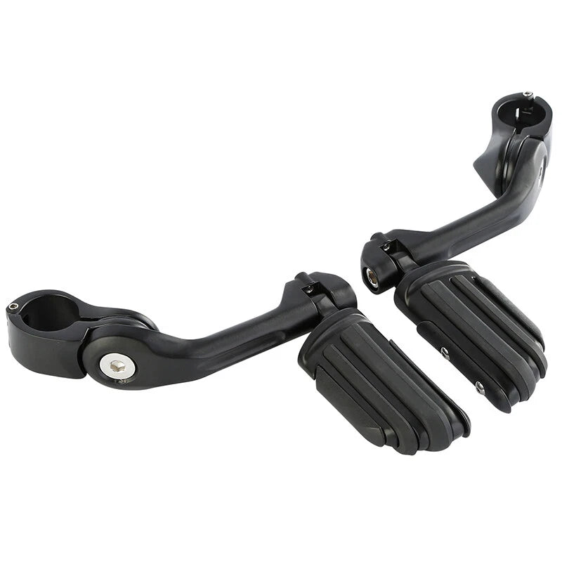 1 1/4" Matte Highway Engine Guard Pilot Pegs for Harley (Fitment Specific)