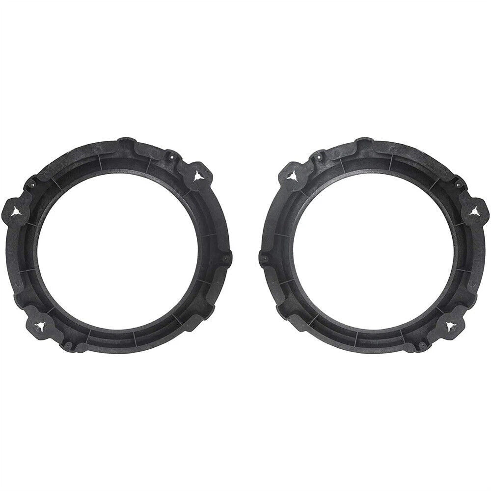 2Pcs 7inch Headlight Mounting Bracket Round Ring For 1997-2006 Jeep Wrangler TJ