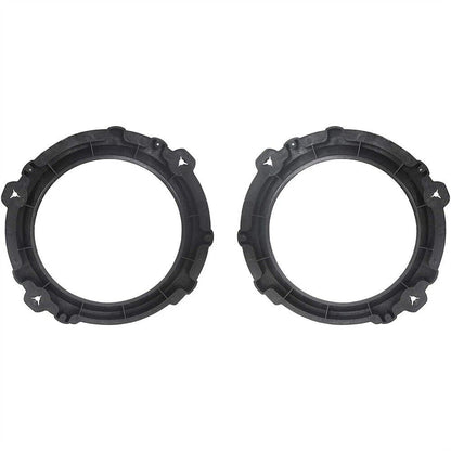 2Pcs 7inch Headlight Mounting Bracket Round Ring For 1997-2006 Jeep Wrangler TJ