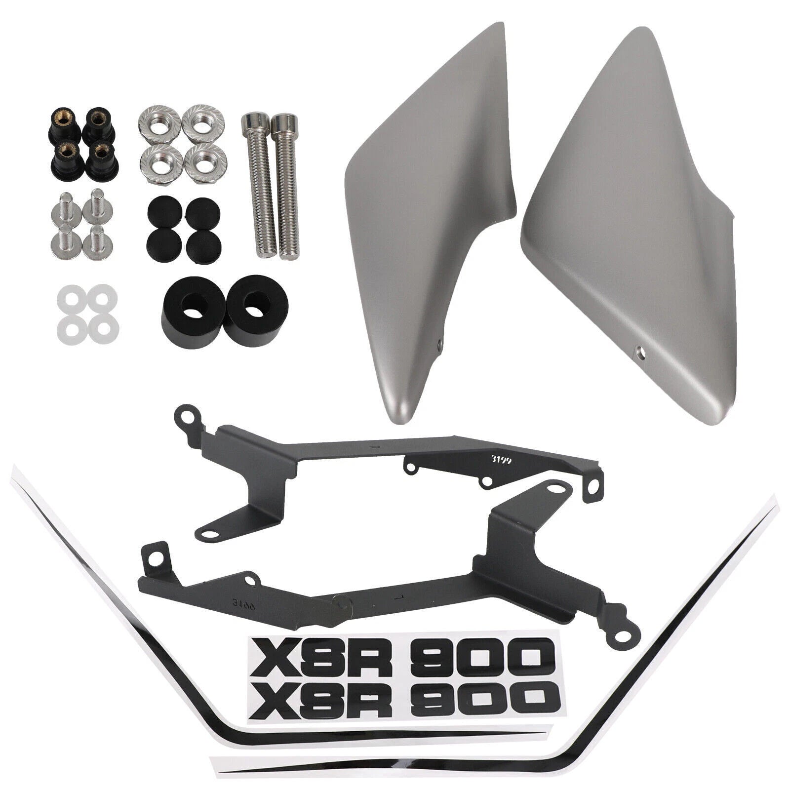 Tail Side Driver Seat Frame Cover for Yamaha XSR 900 (2016–2021) Gray T9