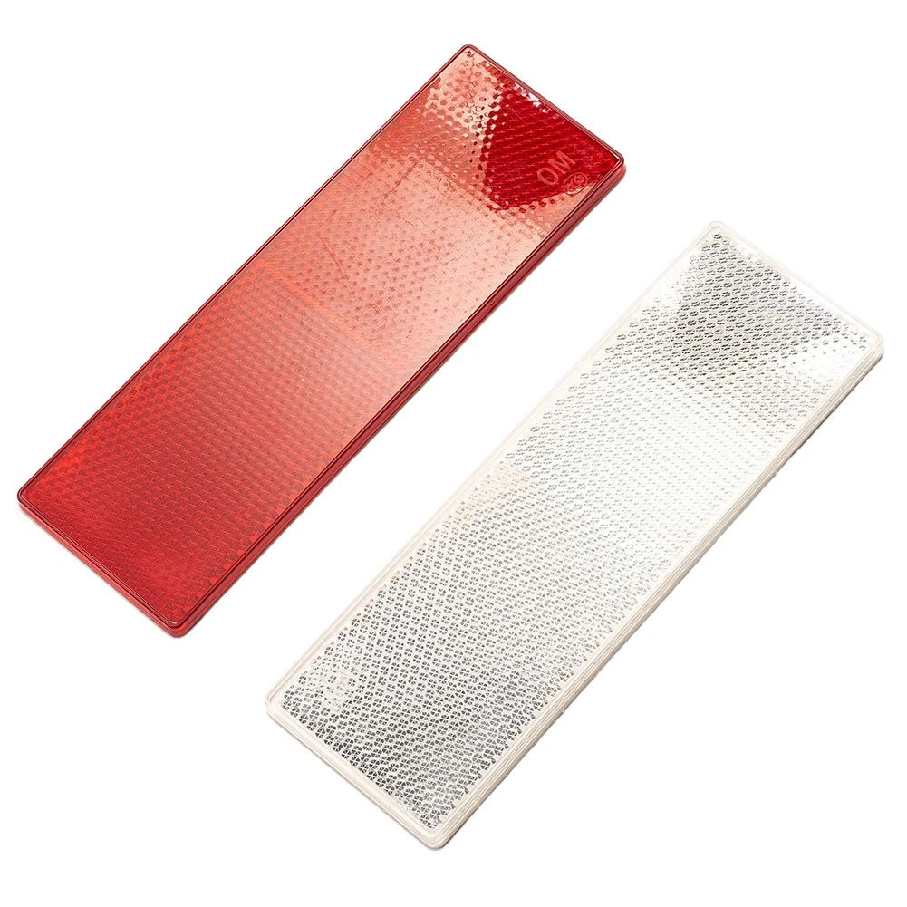 Easy To Install Reflective Stickers Car Safety 15x5cm Plastic Rectangular