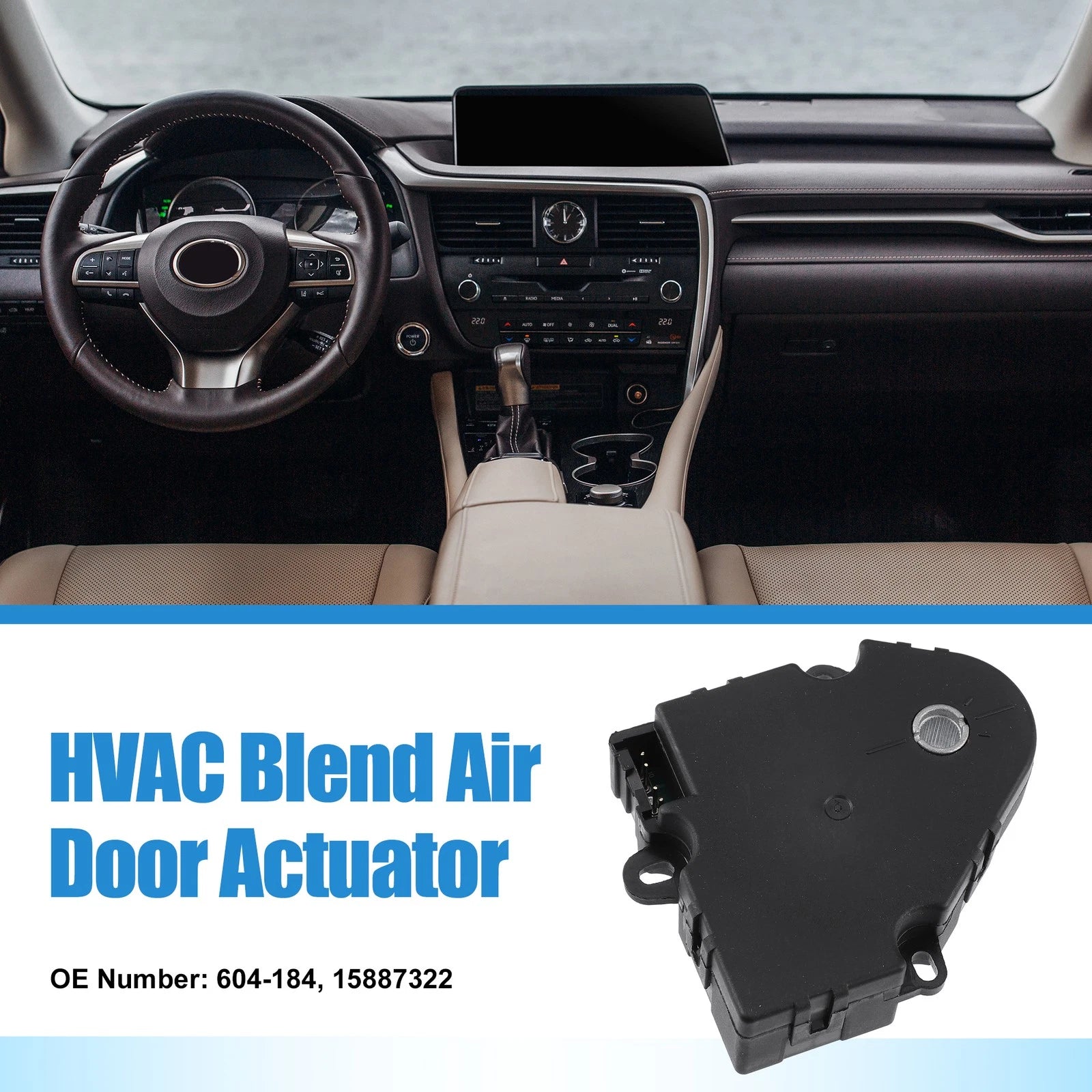 Heater Temperature Air Door Actuator Replacement for GMC Yukon (2015–2020)