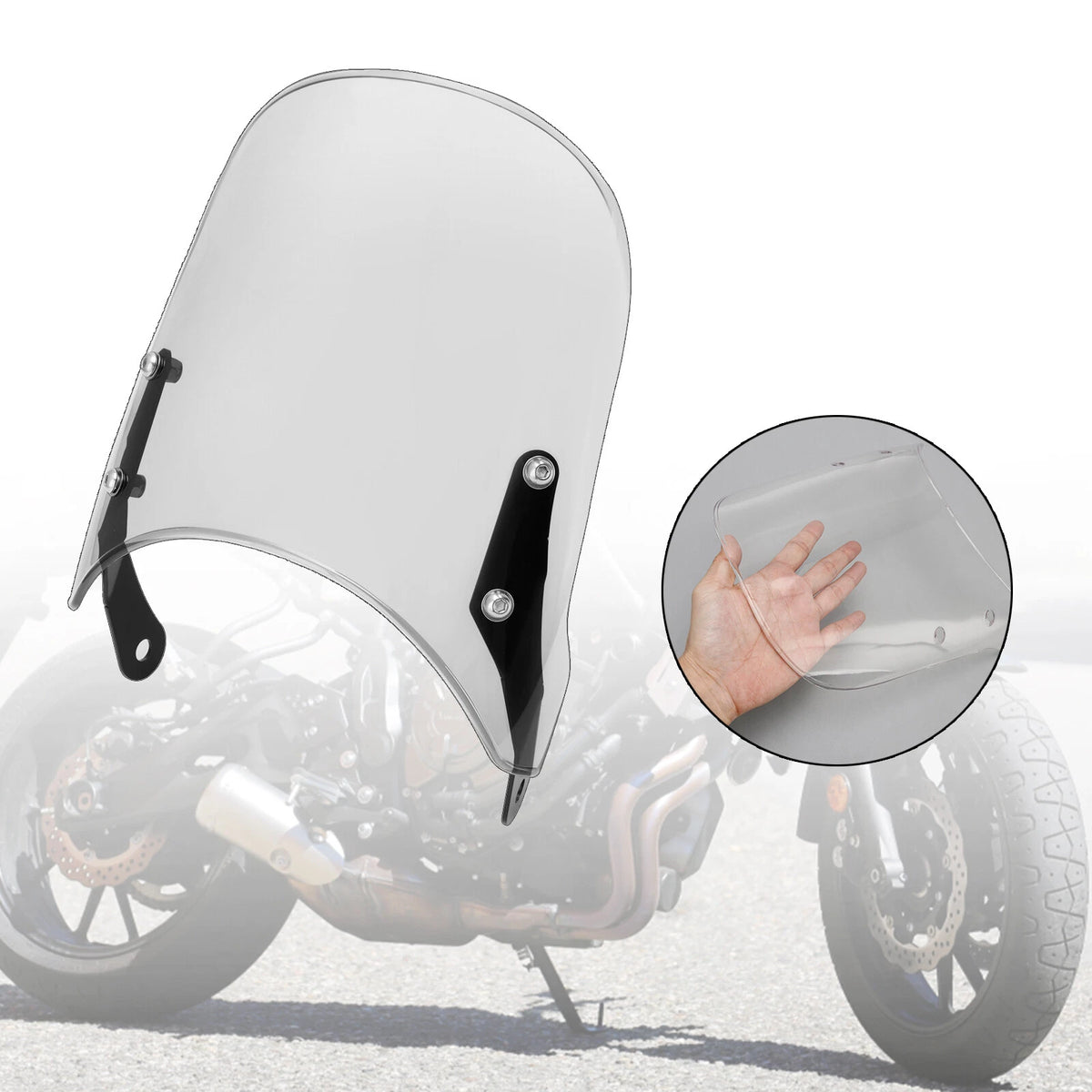 Windshield for Yamaha XSR 700 900, Honda CB400 CB1100 CB1300