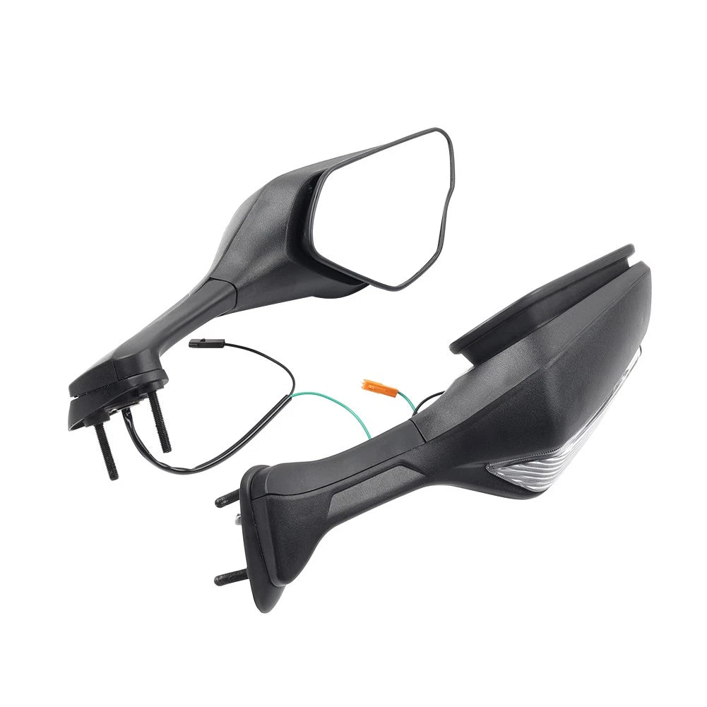 1 Pair Side Rear View Mirrors with Indicators for Honda CBR1000RR (2017–2024)