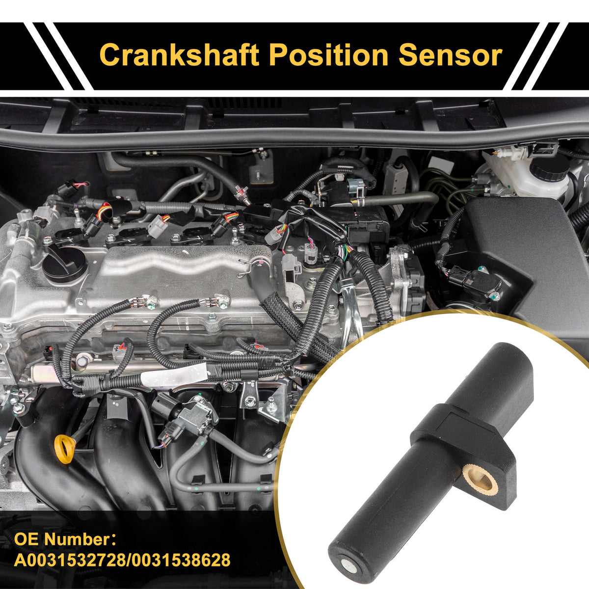 Crankshaft Position Sensor Replacement for Mercedes-Benz W212 E220 CDI (2009–2015)
