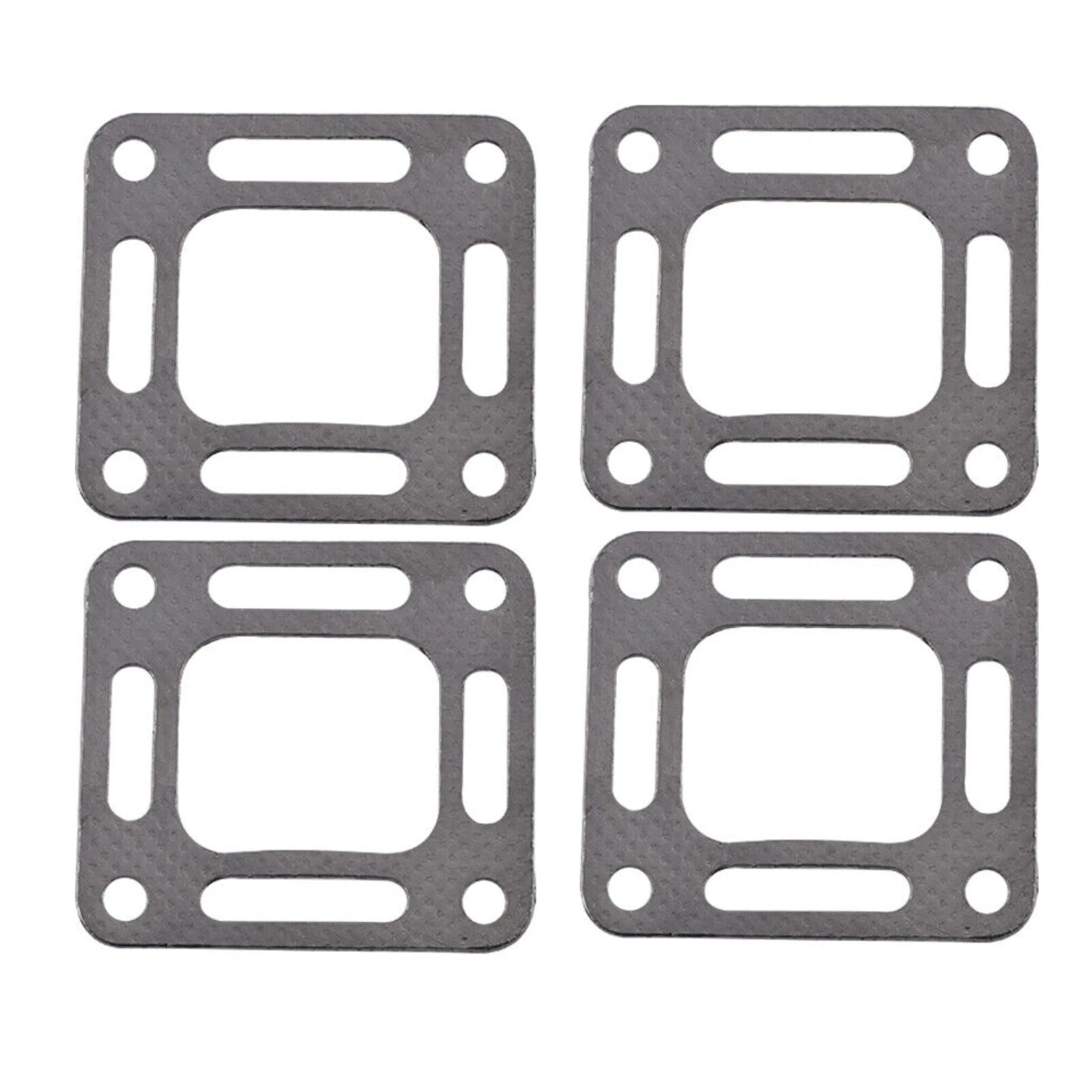 Set of 4 Manifold Riser Elbow Gaskets for Mercruiser 4.3 5.0 5.7 454 502