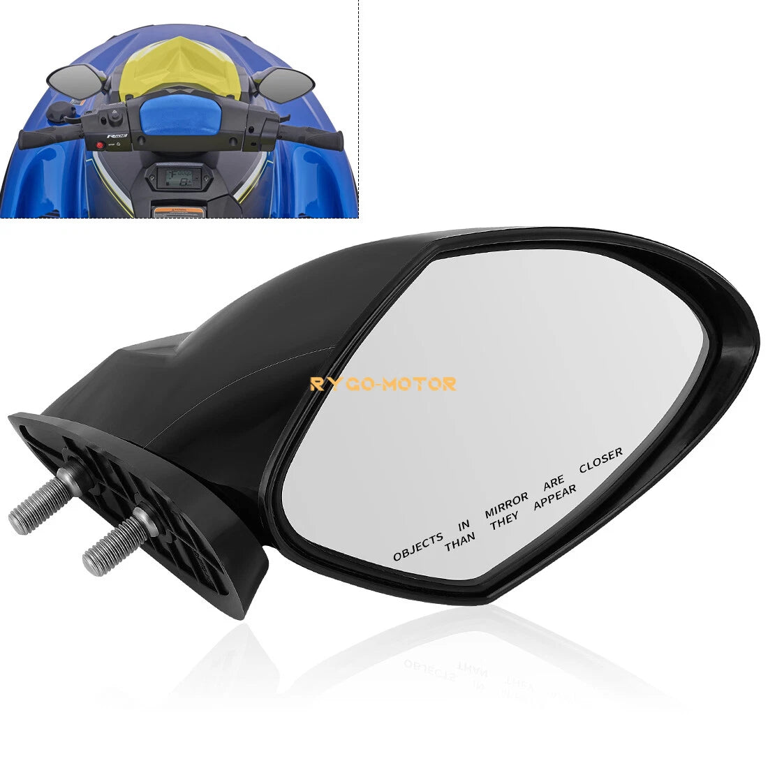 RH Right Hand Mirror for Yamaha Jet Ski EX Deluxe Limited Sport (2017–2023)