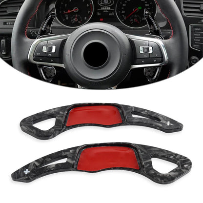 Steering Wheel Shift Paddle Shifter Extension Pair for VW Golf 7, Polo, Lamando