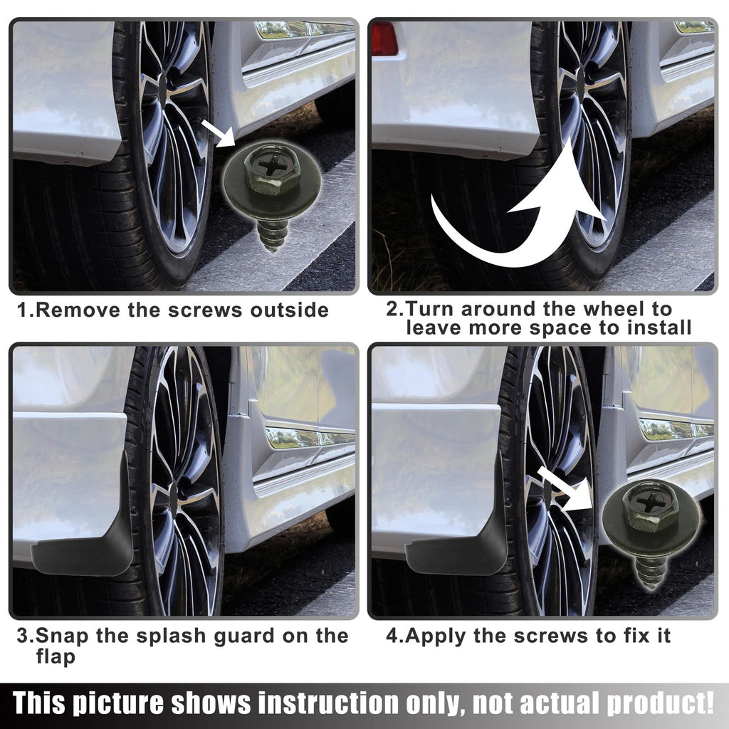 Mud Flaps Splash Guards for Toyota RAV4 (2019–2023)
