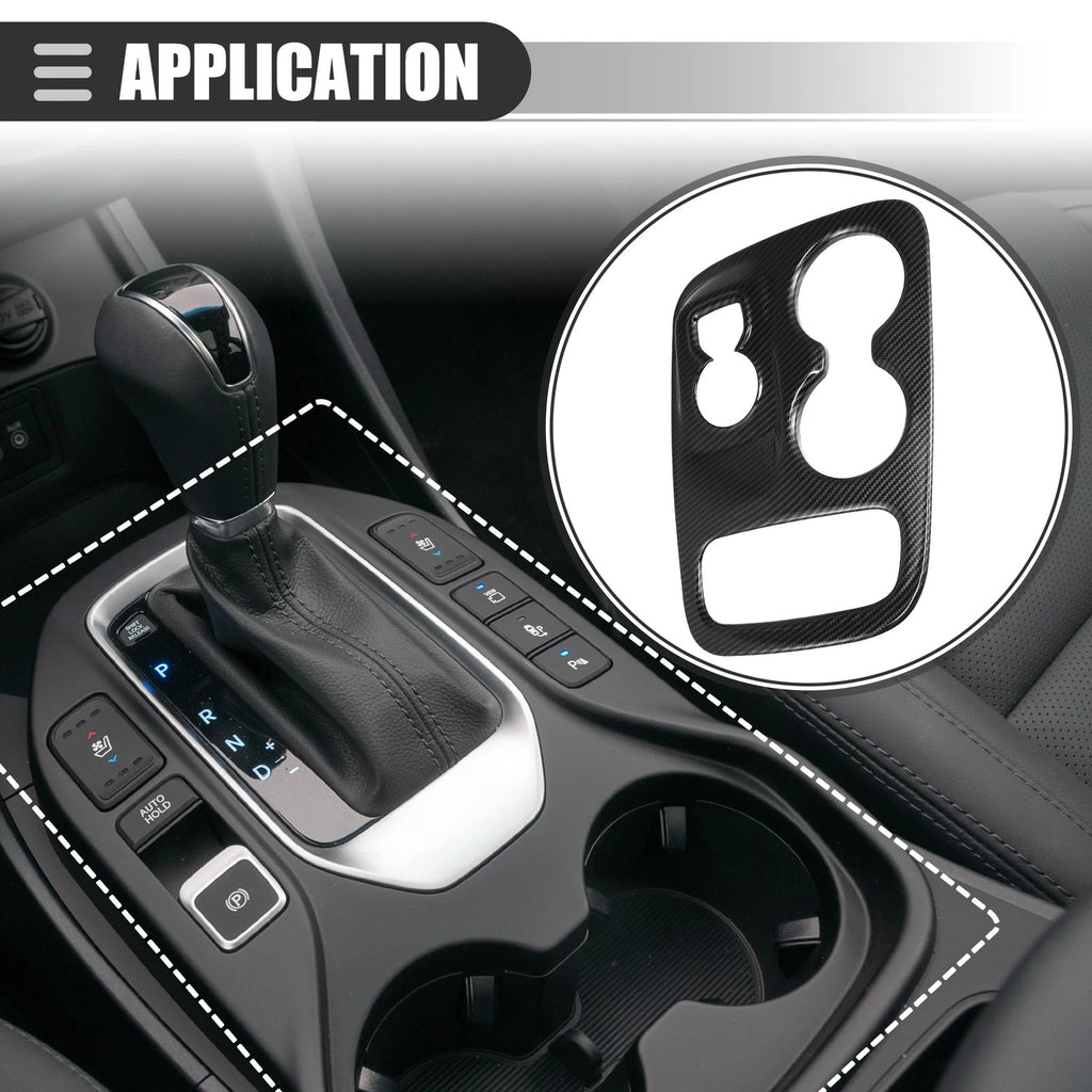 Carbon Fiber Gear Shift Panel Trim for Dodge Durango 2014–2017