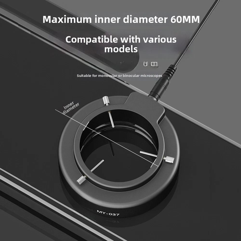 144 LED Circular Light for USB Microscope (Adjustable Brightness)