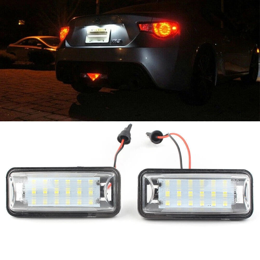 2pcs LED License Number Plate Light white Fit TOYOTA FT86 GT86 Subaru Forester
