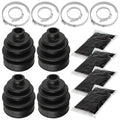 CV Boot Kit Front Axle Outer Inner Replacement for Kawasaki Prairie 360 (2003–2005)