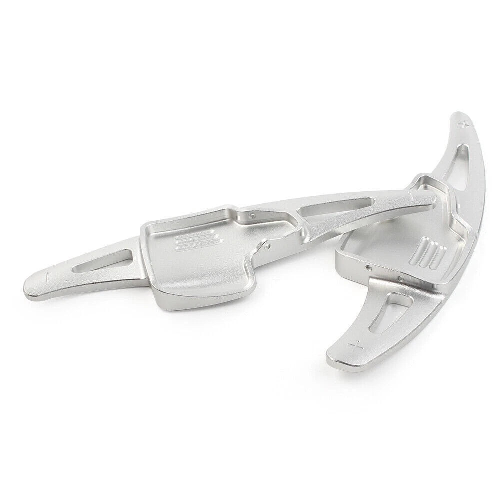 Silver Steering Wheel Shifter Paddle Extension for Ford Focus Escape Kuga (2017)
