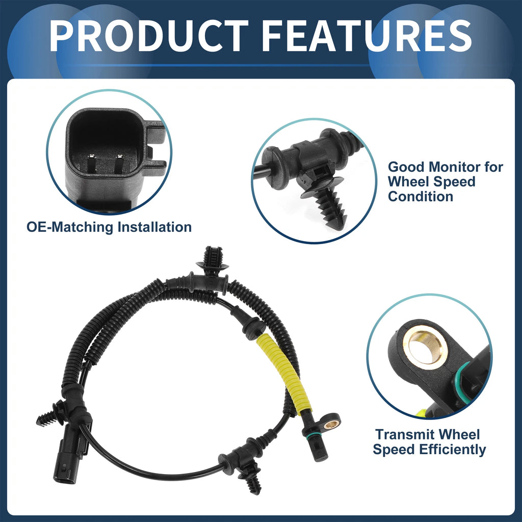 ABS Wheel Speed Sensor No. 68312453AC for Chrysler Pacifica (2018–2019)