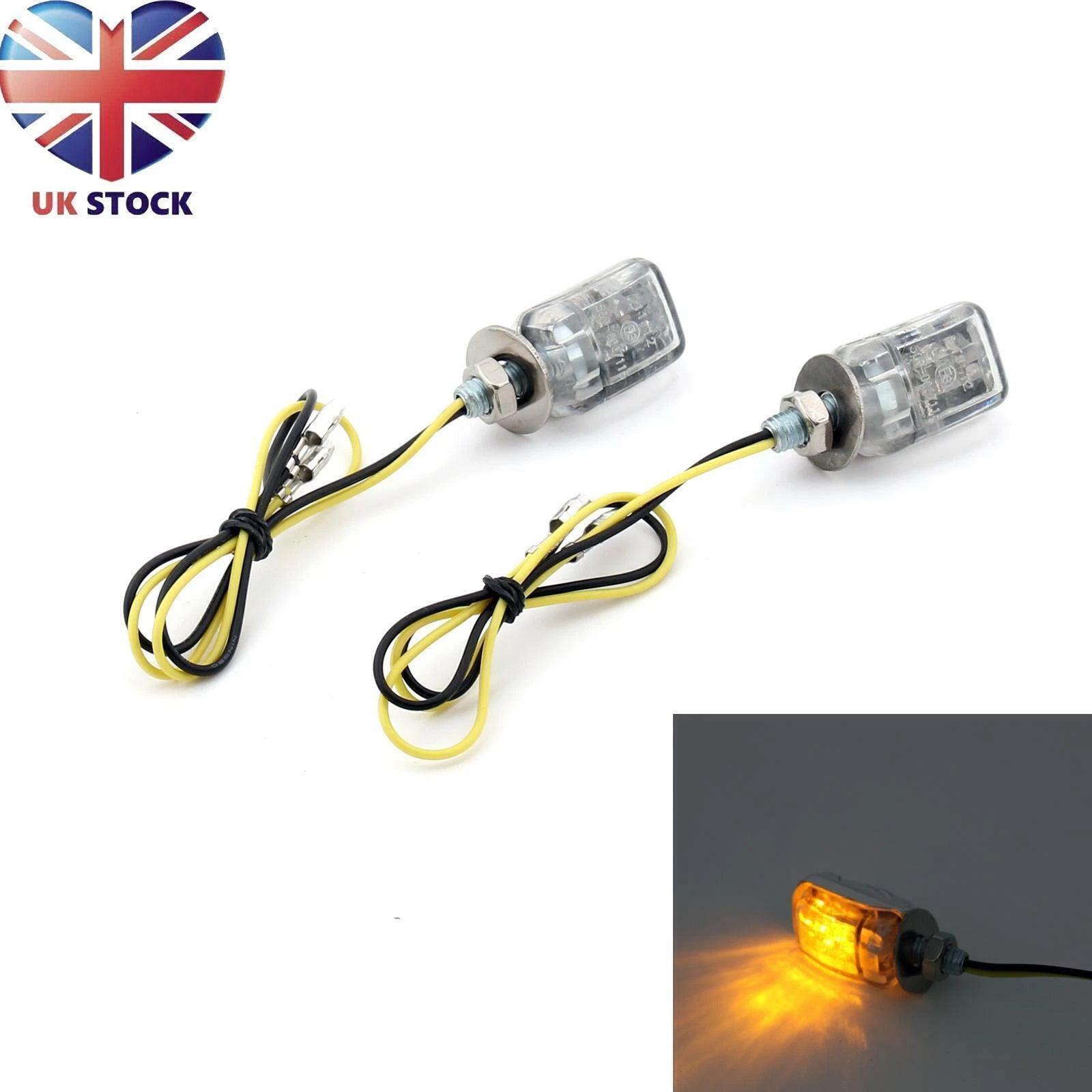 LED Chrome Indicators for Motorcycle (T9)