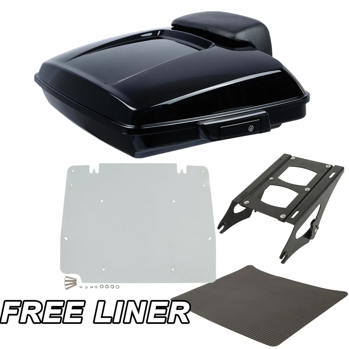Razor Trunk Pad Mount Rack Base Plate for Harley Touring (2014–2026)