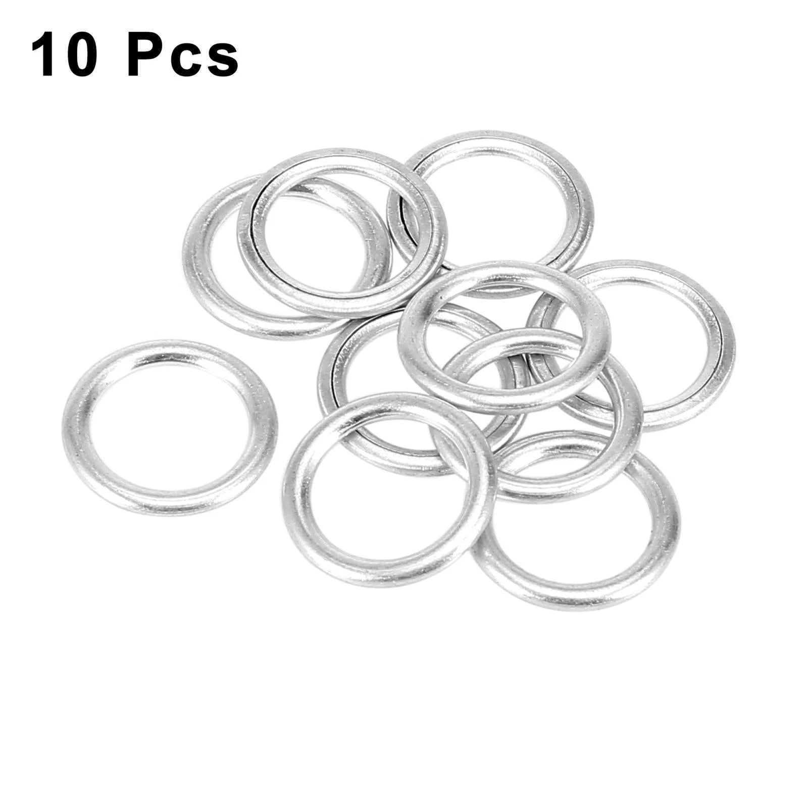 Oil Drain Plug Gasket Set 10pc for Volkswagen Audi (OEM Replacement) (—)