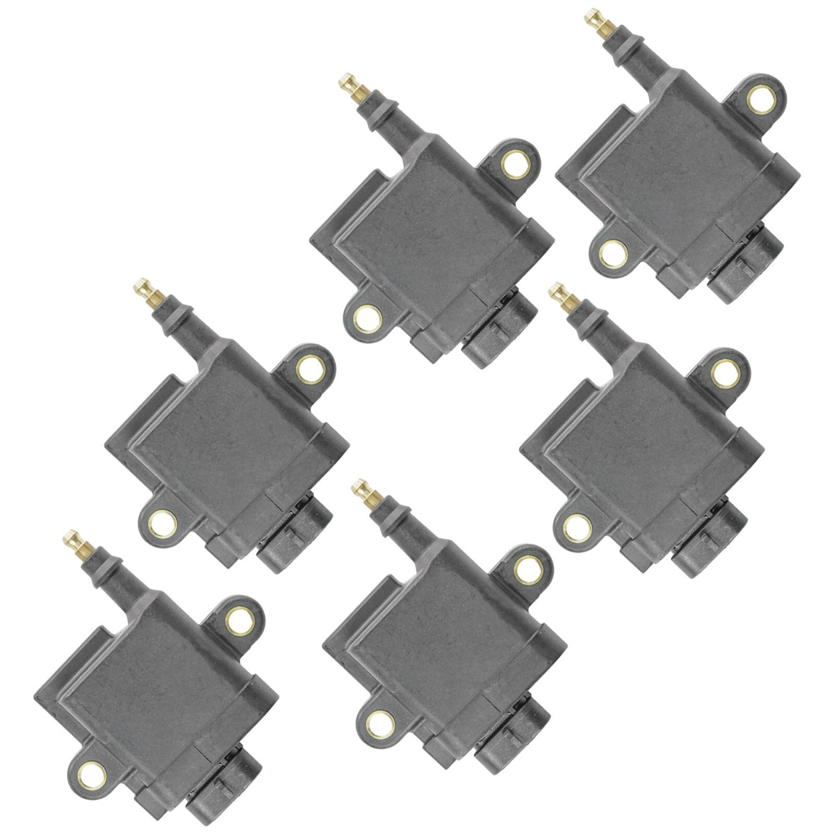6-Pack Ignition Coils Replacement for Mercury Outboard V-135 V-150 (DFI) (2005–2005)