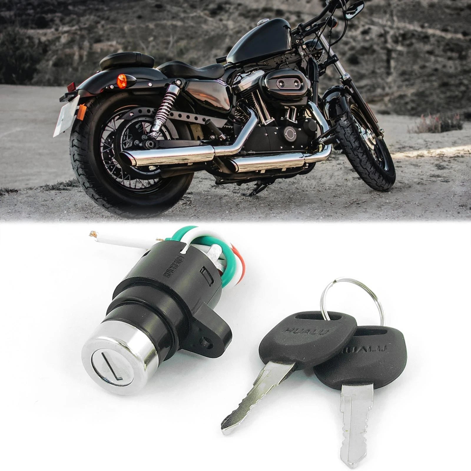 Ignition Switch with Keys Lock for Electric Scooter Bike Bicycle (2020–2025)