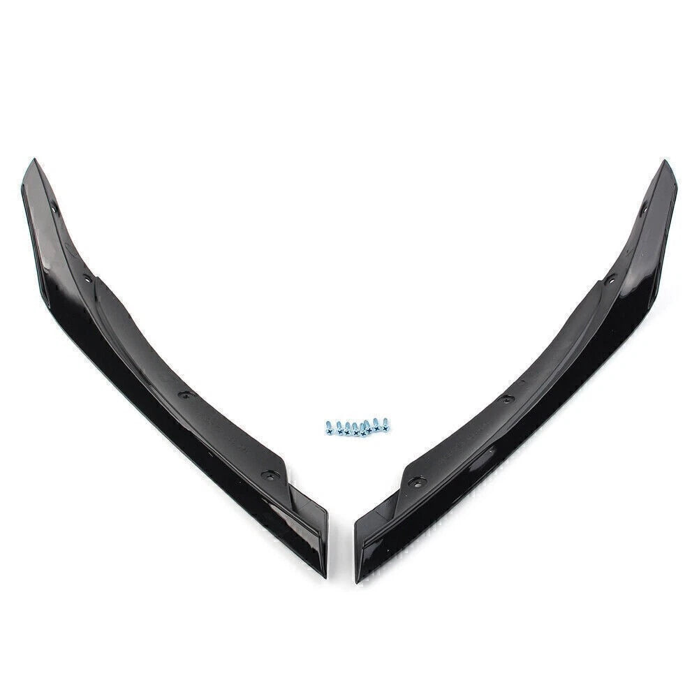 Front Lip Spoiler Fin Splitter for Mercedes Benz A-Class W176 (2016–2018)