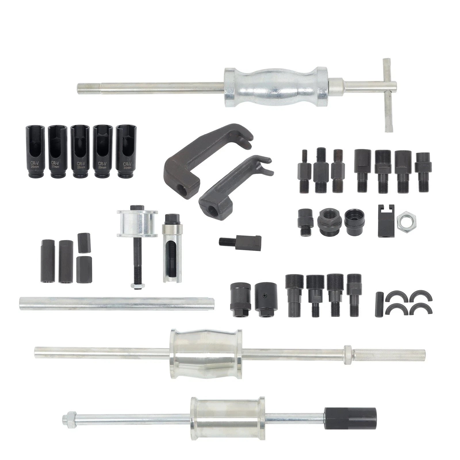 Injector Extractor Slide Hammer Puller Tool Kit for Auto Truck (40 Pcs)
