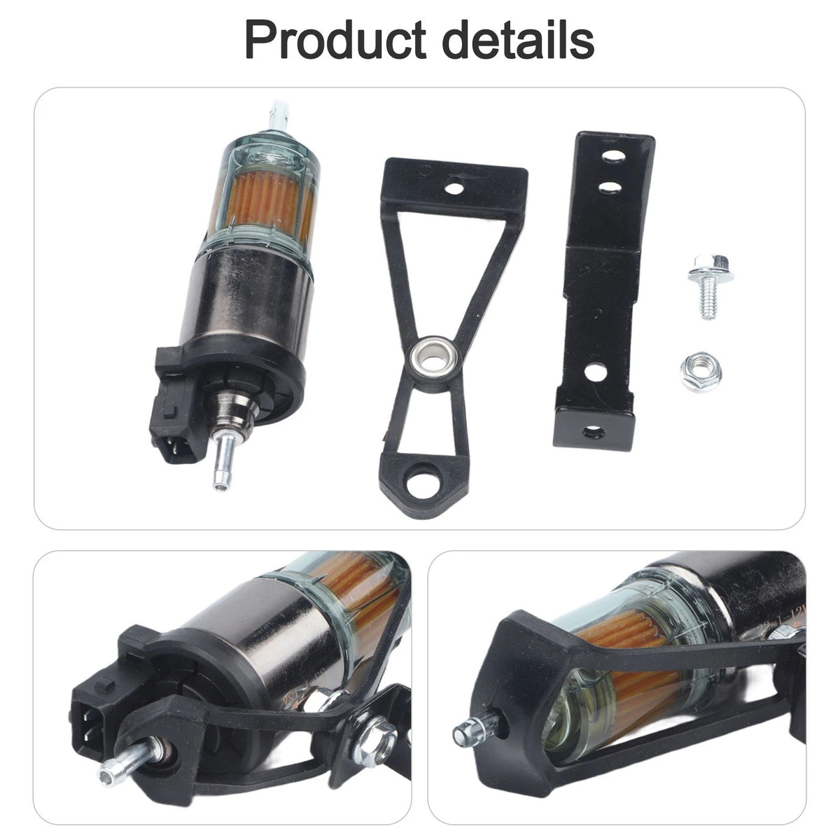 Diesel Heater Fuel Pump with Filter Bracket for Various Car Models