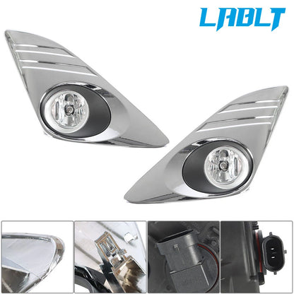 Front Fog Lights Lamps w/Harness for Toyota Camry (2012–2014)