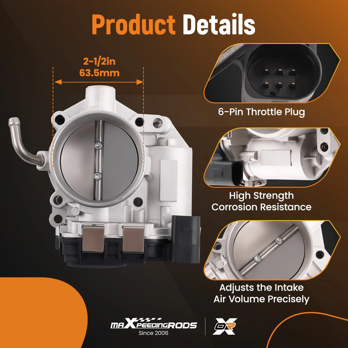 Electronic Throttle Body Assembly for VW Jetta Passat Rabbit Mk5 (2005–2010) 07K133062A