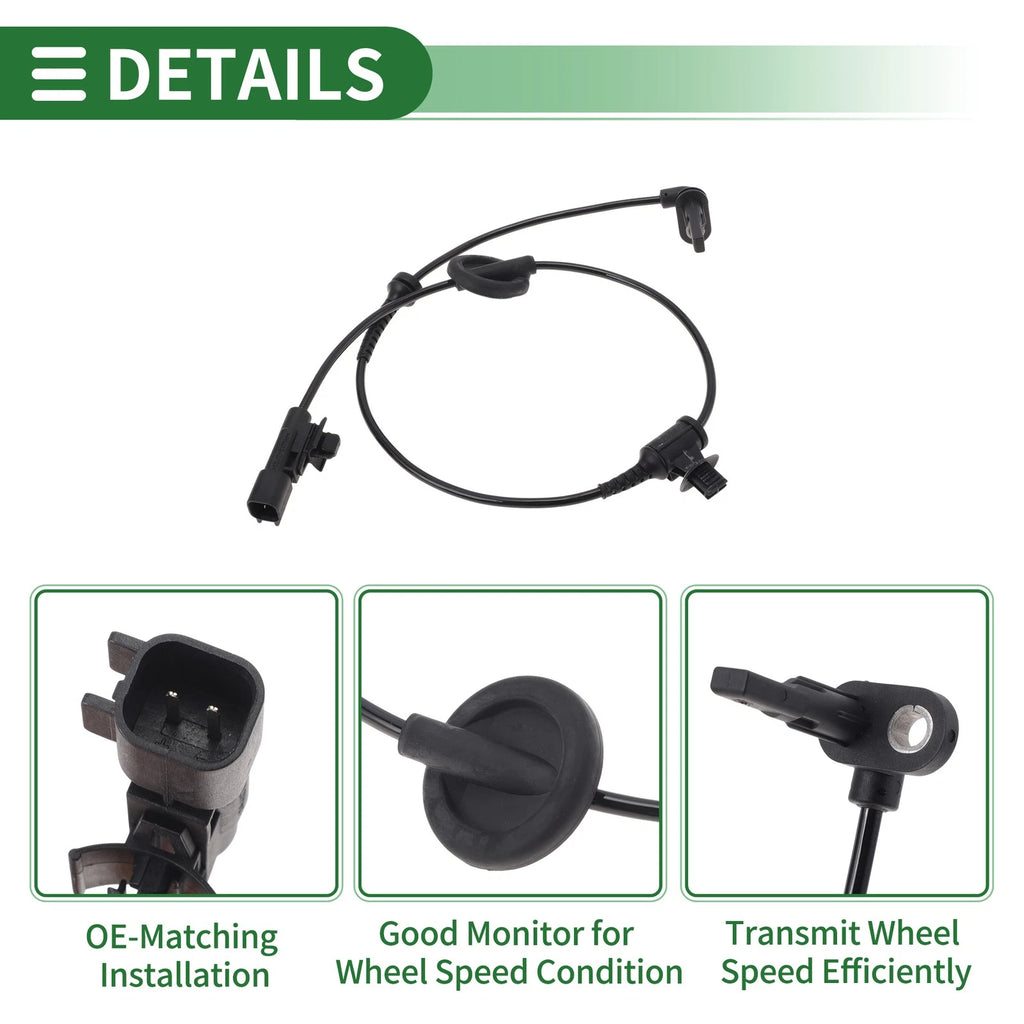 ABS Wheel Speed Sensor No. 26236681 for Buick Cavalier (1995–2005) Front Right