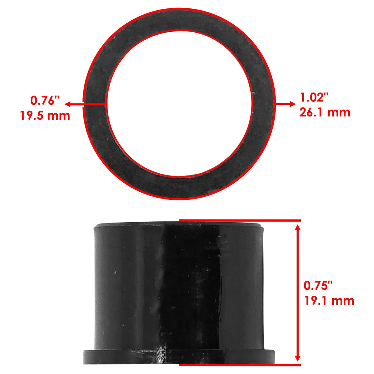 Axle Bushing Replacement for Husqvarna Jonsered Dixon Poulan CTH184 LT2114 (2000–2000)