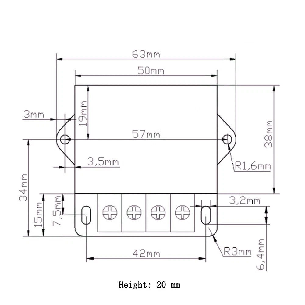 DC Converter for Automotive (11-35VDC, 50 Efficiency)