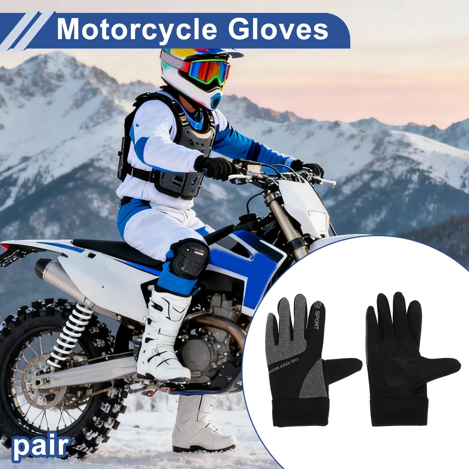 Cycling Gloves for Men Mountain Biking Fingerless for Black Gray