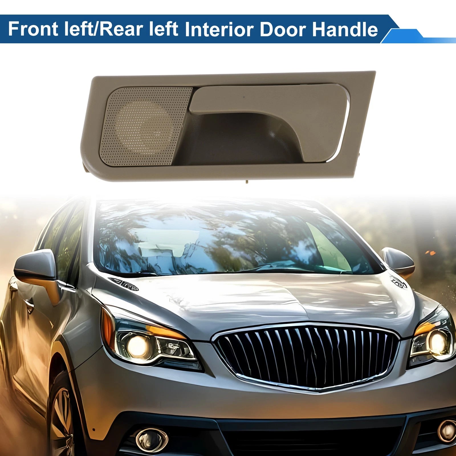 Front Passenger Side Interior Door Handle for Buick Excelle (2003–2008) Beige