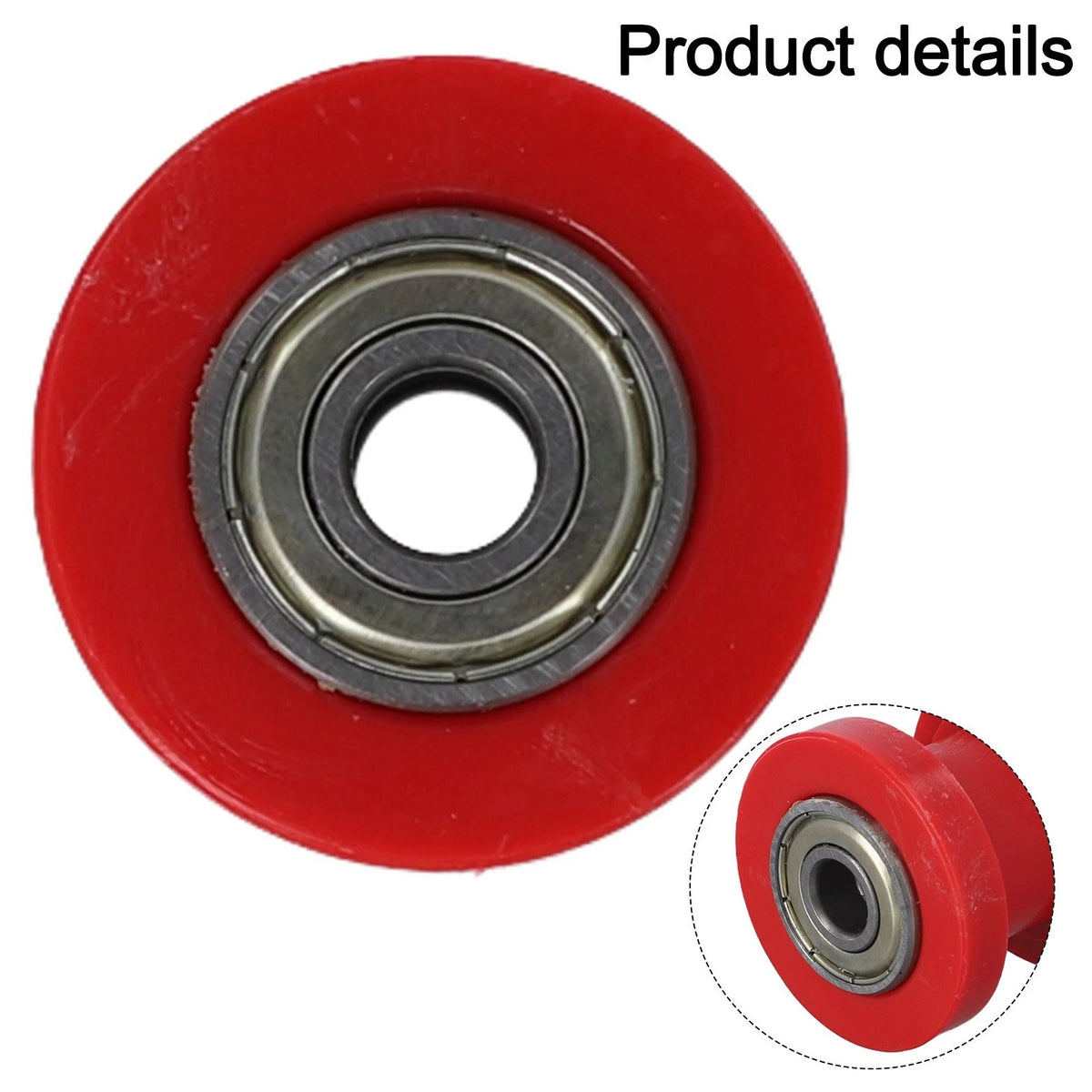 8mm 10mm Chain Roller Slider Tensioner Adjuster Pulley Wheel