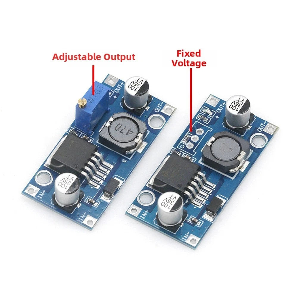 Voltage Step Down Module for DC Applications (3.2V-12V Adjustable Output)