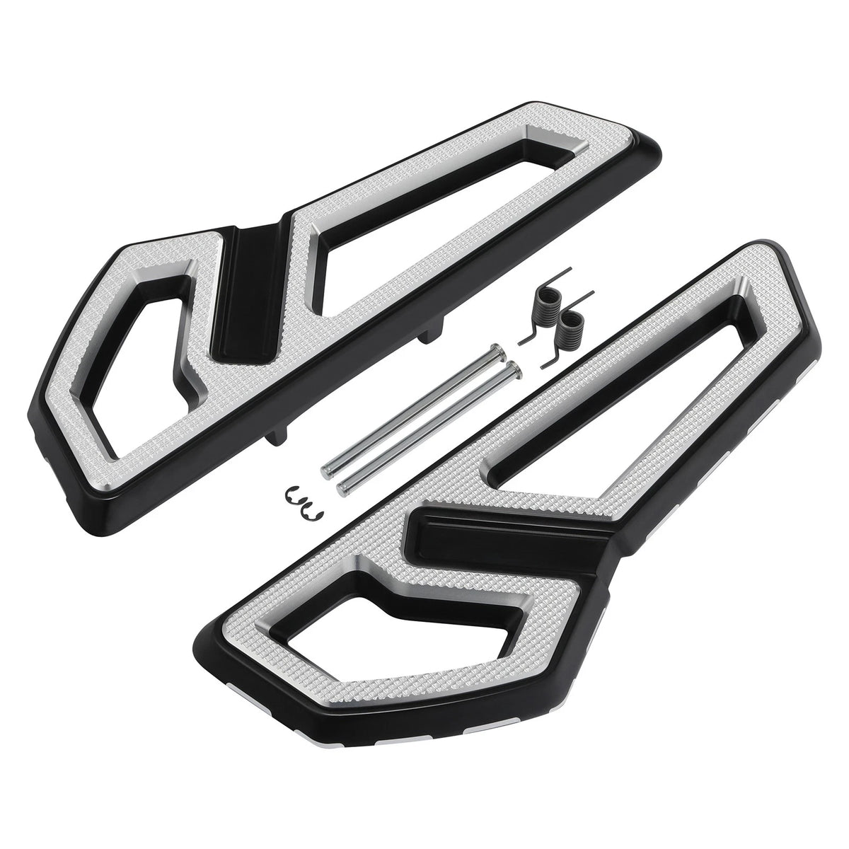Front Driver Footboards Floorboard & Bracket Kit for Harley Slim FLSL (2018–2025)